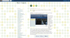 Desktop Screenshot of music-gadgets.com